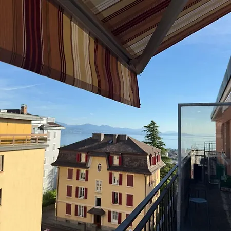 Appartement Lumineux Avec Vue Sur Le Et Terrasse Lausanne